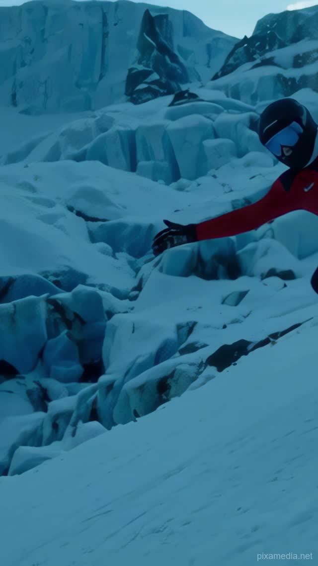 Frozen Chute Balance Lost - Extreme Sports AI stock